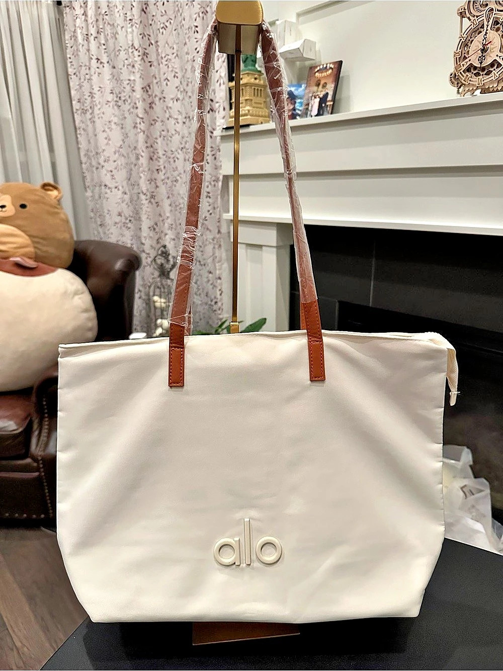 Alo Tote Bag in White NWT
